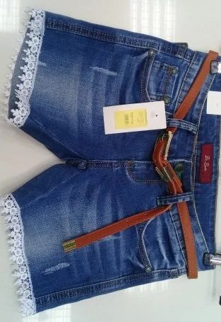 Лот: 12047832. Фото: 1. Шорты женские джинсовые DE LUXE... Брюки, шорты