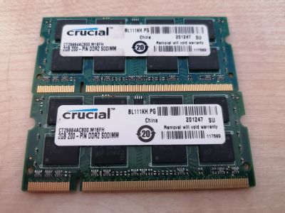 Лот: 18786759. Фото: 1. Crucial 2GB DDR2 PC2-800 MHz. Оперативная память