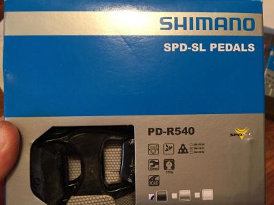 Лот: 11512785. Фото: 1. Педали контактные Shimano PD-R540... Запчасти
