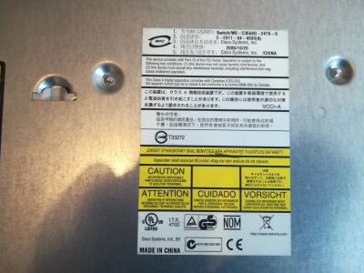 Лот: 12101938. Фото: 1. Коммутатор Cisco Catalist 3560G-24TS-S. Коммутаторы