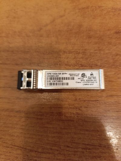 Лот: 25552772. Фото: 1. Трансивер SFP+ 10Gb , HPE 10Gb... Другое (сетевые устройства)