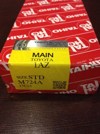 Лот: 11590735. Фото: 1. Вкладыш Taiho 1-2AZ M724A STD. Двигатель и элементы двигателя