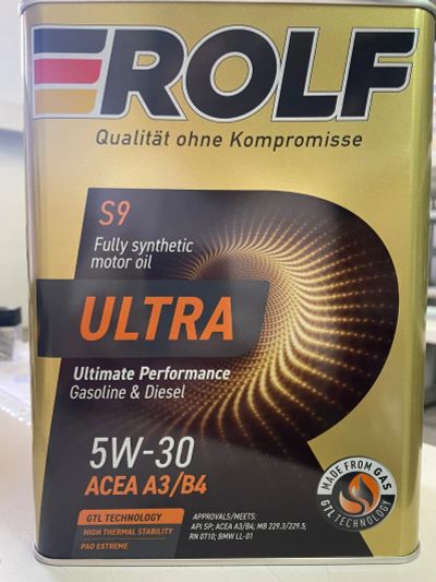Лот: 24769687. Фото: 1. Rolf 5w30 Ultra. Масла, жидкости