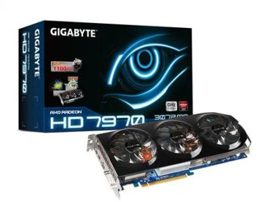 Лот: 3905508. Фото: 1. Gigabyte Radeon HD 7970 GHz Edition... Видеокарты