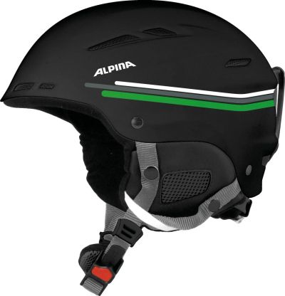 Лот: 12872652. Фото: 1. Зимний Шлем Alpina BIOM black-grey-green... Шлемы