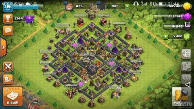 Лот: 10316273. Фото: 1. Clash of clans 9 тх. Аккаунты