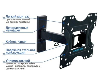 Лот: 15960250. Фото: 1. Новый кронштейн для телевизоров. Кронштейны, стойки, подставки