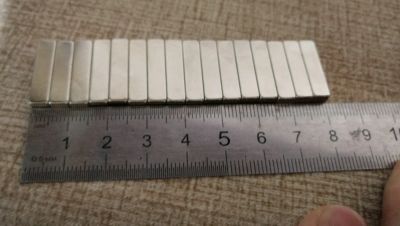 Лот: 19130024. Фото: 1. Магнит неодимовый 20x5x5 мм. Магниты