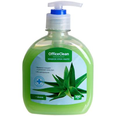Лот: 24948004. Фото: 1. Мыло жидкое 300мл, OfficeClean... Бытовая химия