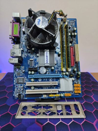 Лот: 24787516. Фото: 1. Комплект 4 core /4Gb DDR2/q6600... Комплекты запчастей