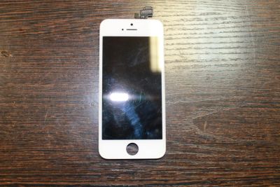 Лот: 7553792. Фото: 1. модуль iphone 5 белый. Дисплеи, дисплейные модули, тачскрины