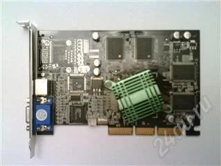 Лот: 54693. Фото: 1. Видеокарта GeFORCE4 440 w/TV 64MB... Видеокарты