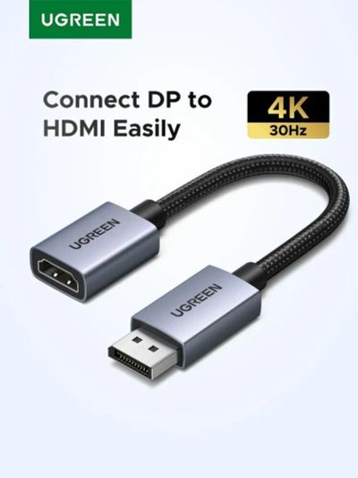 Лот: 25889273. Фото: 1. Кабель UGREEN DP133 (65982) DisplayPort... Шлейфы, кабели, переходники