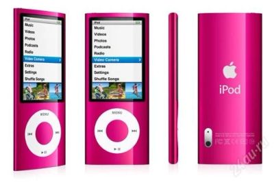 Лот: 2493327. Фото: 1. IPOD NANO 5TH GENERATION PINK... Плееры