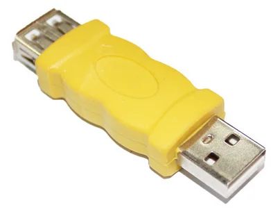 Лот: 4311238. Фото: 1. Переходник USB/папа на USB/мама... Шлейфы, кабели, переходники