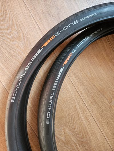 Лот: 23529813. Фото: 1. Шины для велосипеда Schwalbe G-One... Запчасти