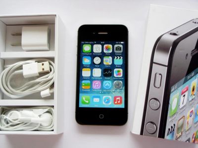 Лот: 4085010. Фото: 1. Apple iPhone 4S 32Gb Black, полный... Смартфоны