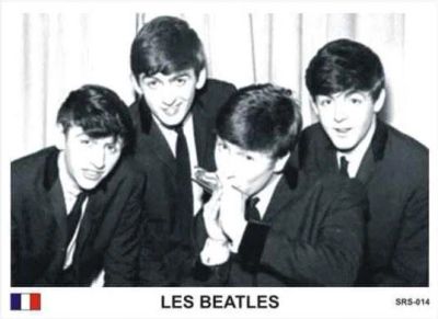 Лот: 10653984. Фото: 1. Beatles коллекционная карточка... Наклейки, фантики, вкладыши