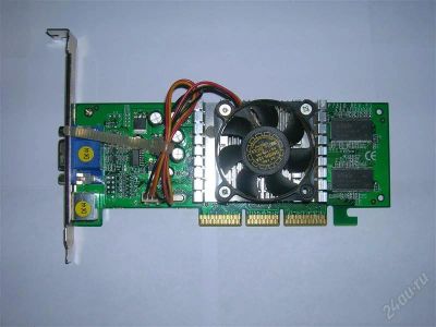 Лот: 901422. Фото: 1. geForce 4 mx 4000 128 mb. Видеокарты