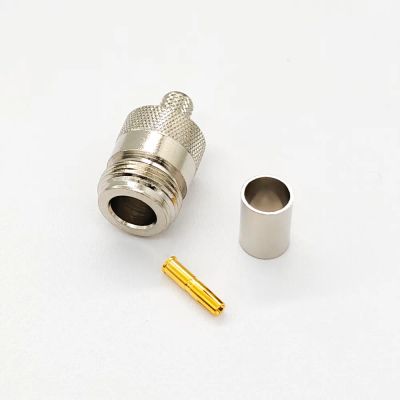Лот: 24346269. Фото: 1. Разъем N type, гнездо, кабельный... Разъёмы