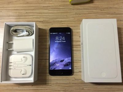 Лот: 5879647. Фото: 1. Apple iPhone 6 16Gb Space Gray... Смартфоны