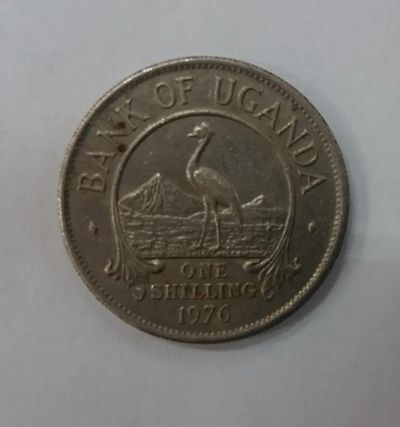 Лот: 21181185. Фото: 1. Монета Уганда 1 шиллинг 1976г. Африка