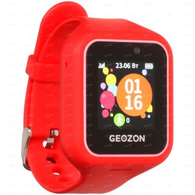 Лот: 17597344. Фото: 1. Детские часы Geozon Life красный. Смарт-часы, фитнес-браслеты, аксессуары