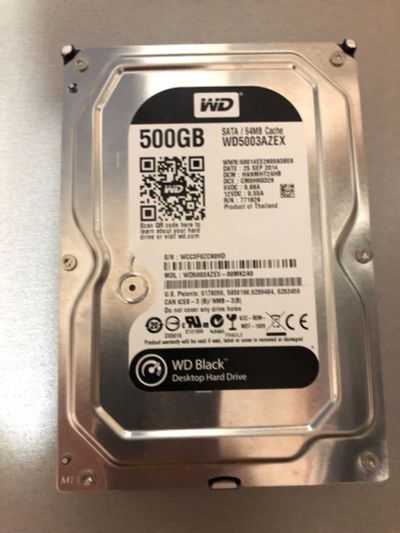 Лот: 12819469. Фото: 1. Жесткий диск WD Black 500ГБ (WD5003AZEX... Жёсткие диски (HDD)