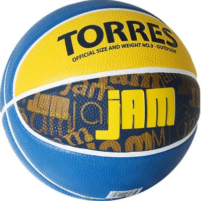 Лот: 22357296. Фото: 1. Мяч баскетбольный Torres Jam B02043... Мячи, ракетки, шайбы, клюшки