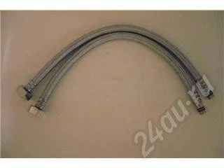 Лот: 214574. Фото: 1. Подводящие шланги, 45 см. Смесители