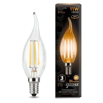 Лот: 24451462. Фото: 1. Светодиодная лампа Gauss Filament... Лампочки