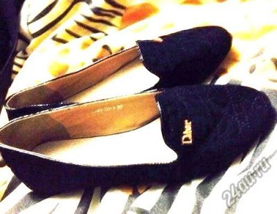 Лот: 4327002. Фото: 1. Балетки черные DIOR. Размер 37... Балетки