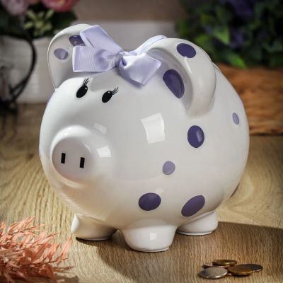 Лот: 24415000. Фото: 1. Копилка Свинка с бантиком, 17х19... Копилки