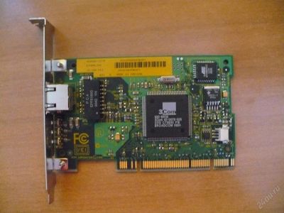 Лот: 82028. Фото: 1. Сетевуха 3Com 100Mbt. Платы расширения, контроллеры, доп. порты
