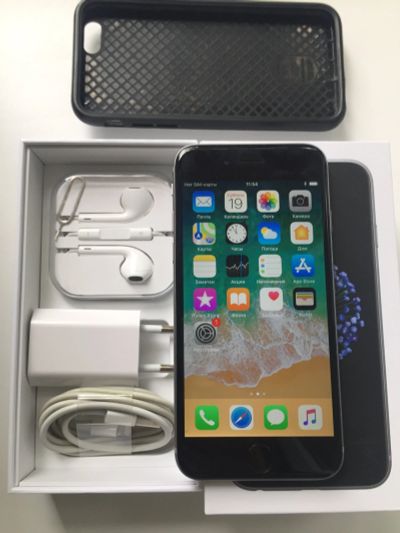 Лот: 16534038. Фото: 1. iPhone 6 64GB Space Gray 64. Смартфоны