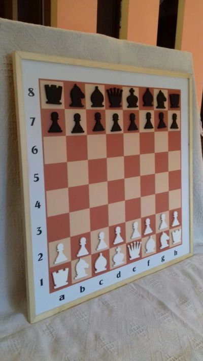 Лот: 14830686. Фото: 1. Шахматная доска демонстрационная. Шахматы, шашки, нарды