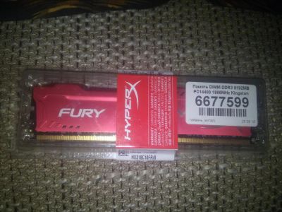 Лот: 8749888. Фото: 1. Kingston HyperX. Оперативная память