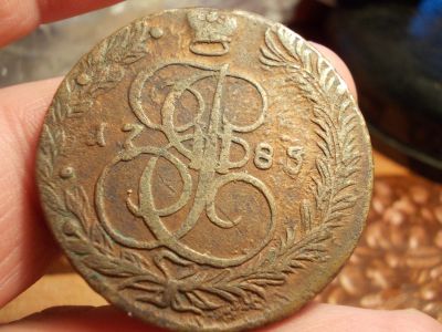 Лот: 15612719. Фото: 1. Красивые редкие 5 копеек 1785... Россия до 1917 года