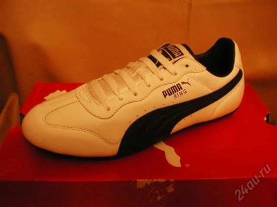 Лот: 5931139. Фото: 1. Туфли спорт кожа Puma р.42eur41ru. Кеды, кроссовки, слипоны