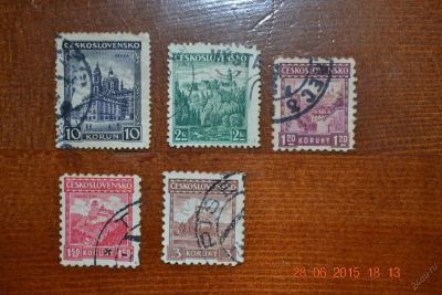 Лот: 5733261. Фото: 1. Марки Чехословакии 1926-1927г... Марки
