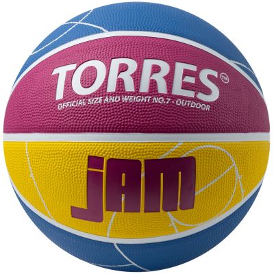Лот: 22361700. Фото: 1. Мяч баскетбольный Torres Jam B023127... Мячи, ракетки, шайбы, клюшки