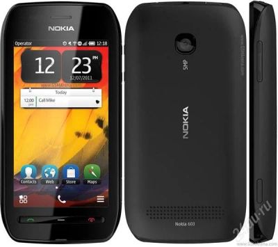 Лот: 1779415. Фото: 1. Nokia 603 (Black) NEW. Кнопочные мобильные телефоны