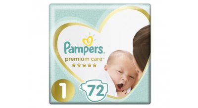 Лот: 19154946. Фото: 1. памперсы pampers premium 1, 72... Детская гигиена