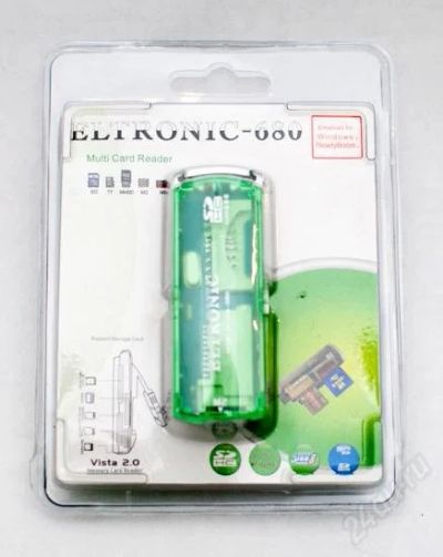 Лот: 806876. Фото: 1. Карт РидерEltronic (SD,microSD... Картридеры