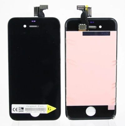 Лот: 11769359. Фото: 1. Дисплей iPhone 4 в сборе Черный... Дисплеи, дисплейные модули, тачскрины