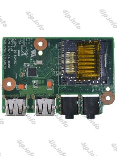Лот: 10997986. Фото: 1. Плата Usb и audio разъемов для... Платы расширения, контроллеры, доп. порты