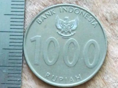 Лот: 9782943. Фото: 1. Монета 1000 рупий тысяча Индонезия... Азия