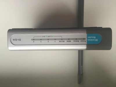 Лот: 4840826. Фото: 1. Роутер D-link DI-524 + антенна... WiFi, Bluetooth адаптеры