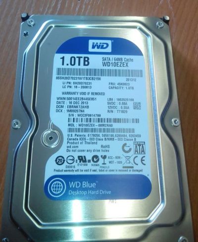 Лот: 4417492. Фото: 1. новый Жесткий диск SATA-3 1Tb... Жёсткие диски (HDD)