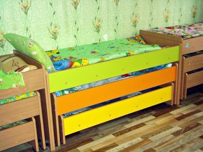 Лот: 4931571. Фото: 1. Детская кровать, можно для детского... Мебель для детских садов
